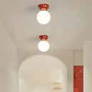 GobekUsa Iron Glass LED Ceiling Lights Modern Home Decor Lighting G9 Lamparas