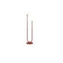 GobekUsa Black White Metal Floor Lamp 3 Dimming White Glass - Elegant Standing Light for Home