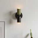 Modern red & black glossy led wall lamp for bedroom living room decor by Decorbites