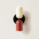 Modern red & black glossy led wall lamp for bedroom living room decor by Decorbites