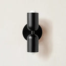 Modern red & black glossy led wall lamp for bedroom living room decor by Decorbites