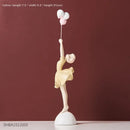 GobekUsa Balloon Girls Resin Home Decor Ornaments