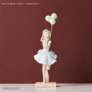 GobekUsa Balloon Girls Resin Home Decor Ornaments