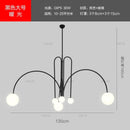 GobekUsa Designer Line Chandelier Living Room Coffee Shop Hanglamp Loft Light