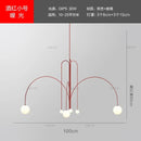 GobekUsa Designer Line Chandelier Living Room Coffee Shop Hanglamp Loft Light
