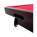 8FT Modern Red Felt Billiard Pool Table With Automatic Ball Return And Accessories Kit (SAK76139)