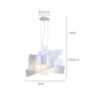 GobekUsa Acrylic Leaf Pendant Lamps: Modern Ceiling Hanging Light for Kitchen Island & Living Room