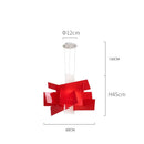 GobekUsa Acrylic Leaf Pendant Lamps: Modern Ceiling Hanging Light for Kitchen Island & Living Room