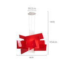 GobekUsa Acrylic Leaf Pendant Lamps: Modern Ceiling Hanging Light for Kitchen Island & Living Room