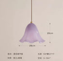 GobekUsa Glass Pendant Lights LED E27 Warm Atmosphere Modern Colorful Hanging Lamp