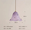GobekUsa Glass Pendant Lights LED E27 Warm Atmosphere Modern Colorful Hanging Lamp
