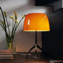 GobekUsa Glass Shade Table Lamp: Designer Tripod Desk Light for Bedroom