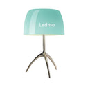 GobekUsa Glass Shade Table Lamp: Designer Tripod Desk Light for Bedroom