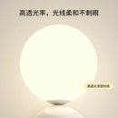 GobekUsa LED Wall Light Red Green White Metal Kids Room Lamp White Acrylic Ball