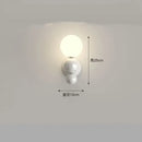 GobekUsa LED Wall Light Red Green White Metal Kids Room Lamp White Acrylic Ball
