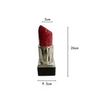 GobekUsa Lipstick Shape Ceramic Vase: Cartoon Floral Arrangement Home Decor