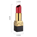 GobekUsa Lipstick Shape Ceramic Vase: Cartoon Floral Arrangement Home Decor