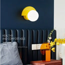 GobekUsa Glass Ball LED Wall Lamp for Bedroom, Living Room, Study - Simple & Elegant