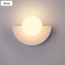 GobekUsa Glass Ball LED Wall Lamp for Bedroom, Living Room, Study - Simple & Elegant