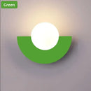 GobekUsa Glass Ball LED Wall Lamp for Bedroom, Living Room, Study - Simple & Elegant