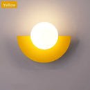 GobekUsa Glass Ball LED Wall Lamp for Bedroom, Living Room, Study - Simple & Elegant