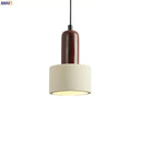 GobekUsa Cement Cylinder LED Pendant Lamp | Modern Home Interior Lighting for Living Room & Kitchen