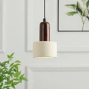 GobekUsa Cement Cylinder LED Pendant Lamp | Modern Home Interior Lighting for Living Room & Kitchen