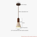GobekUsa Cement Cylinder LED Pendant Lamp | Modern Home Interior Lighting for Living Room & Kitchen