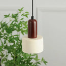 GobekUsa Cement Cylinder LED Pendant Lamp | Modern Home Interior Lighting for Living Room & Kitchen