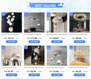 GobekUsa Modern Resin Pendant Light for Dining Room