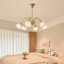 GobekUsa Elegant Flower Chandelier - Modern Retro Medieval Style for Living Room Dining Bedroom