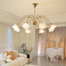 GobekUsa Elegant Flower Chandelier - Modern Retro Medieval Style for Living Room Dining Bedroom