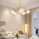 GobekUsa Elegant Flower Chandelier - Modern Retro Medieval Style for Living Room Dining Bedroom
