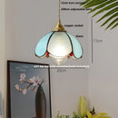 GobekUsa Blue Glass LED Pendant Lamp: Nordic Modern Hanging Light.