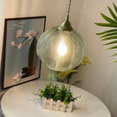 GobekUsa Blue Glass LED Pendant Lamp: Nordic Modern Hanging Light.