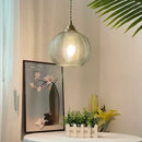 GobekUsa Blue Glass LED Pendant Lamp: Nordic Modern Hanging Light.
