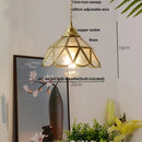 GobekUsa Blue Glass LED Pendant Lamp: Nordic Modern Hanging Light.