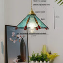 GobekUsa Blue Glass LED Pendant Lamp: Nordic Modern Hanging Light.
