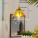 GobekUsa Blue Glass LED Pendant Lamp: Nordic Modern Hanging Light.