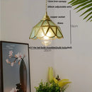 GobekUsa Blue Glass LED Pendant Lamp - Nordic Modern Hanging Light