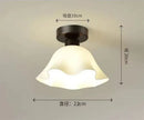 Modern ribbed ceramic glass chandelier white and brass living room light by Decorbites