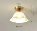 Modern ribbed ceramic glass chandelier white and brass living room light by Decorbites