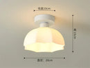 Modern ribbed ceramic glass chandelier white and brass living room light by Decorbites