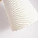 GobekUsa Ceramic LED Wall Light Striped White Modern Nordic Pull Chain Mirror Lamp