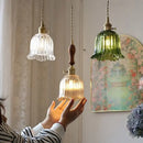 GobekUsa Clear Glass LED Pendant Light: Modern Nordic Home Lighting Fixture
