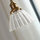 GobekUsa Clear Glass Nordic Pendant Light Fixture: Modern Simple Hanging Lamp