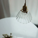 GobekUsa Clear Glass Wire Pendant Light Fixture Nordic Modern Hanging Lamp
