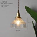 GobekUsa Clear Glass LED Pendant Light Fixture for Modern Home Decor