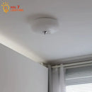 GobekUsa Cream Glass Round Ceiling Lights | Modern LED Indoor Lighting | Bedroom Study Balcony Lighting