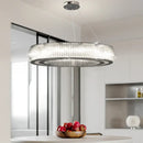GobekUsa Crystal LED Ceiling Pendant Chandelier for Modern Luxury Living Room Décor